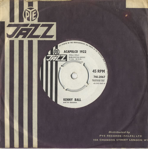 Kenny Ball Acapulco 1922 7" vinyl single (7 inch record / 45) UK KB-07AC473565