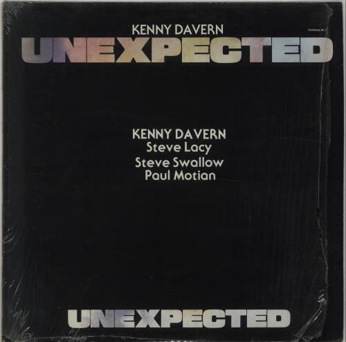 Kenny Davern Unexpected vinyl LP album (LP record) US KDVLPUN675376