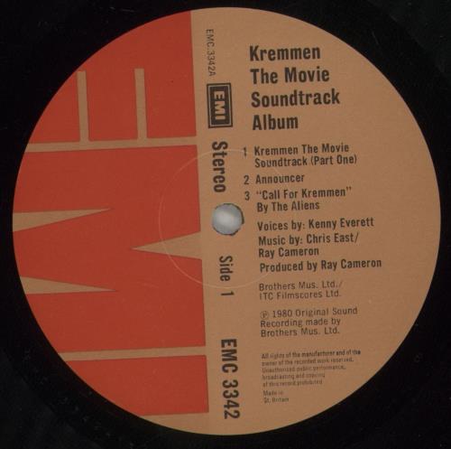 Kenny Everett Kremmen The Movie vinyl LP album (LP record) UK KVTLPKR218791