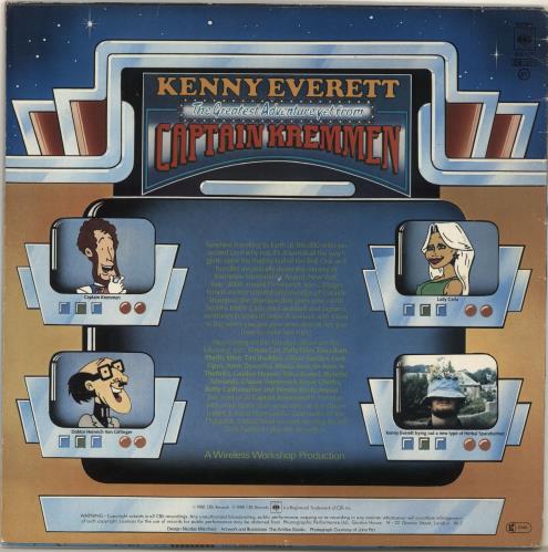 Kenny Everett The Greatest Adventure Yet From Captain Kremmen - Stickered Sleeve - EX vinyl LP album (LP record) UK KVTLPTH702508