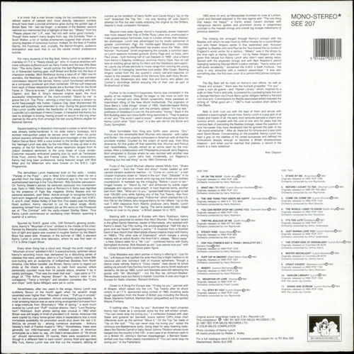 Kenny Lynch The Very Best Of vinyl LP album (LP record) UK KEXLPTH519919