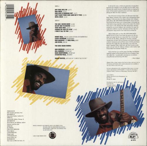 Kenny Neal Devil Child vinyl LP album (LP record) US KM3LPDE797244