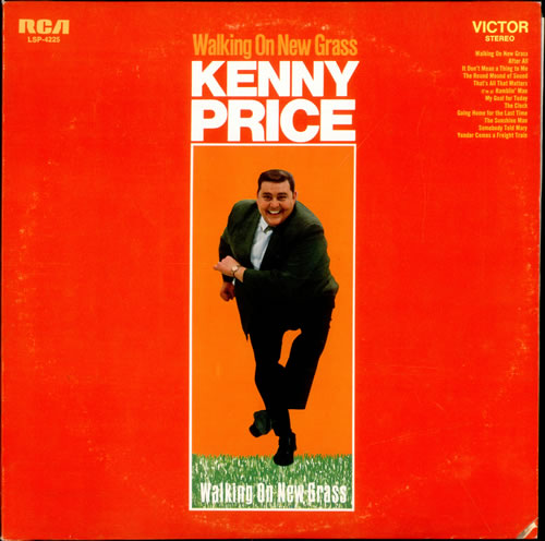 Kenny Price Walking On New Grass vinyl LP album (LP record) US KF2LPWA501832