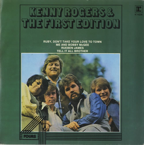 Kenny Rogers & The First Edition Fours EP 7" vinyl single (7 inch record / 45) UK KNN07FO473740