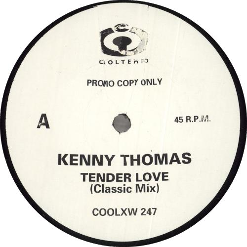 Kenny Thomas Tender Love - Promo 12" vinyl single (12 inch record / Maxi-single) UK KNY12TE711862