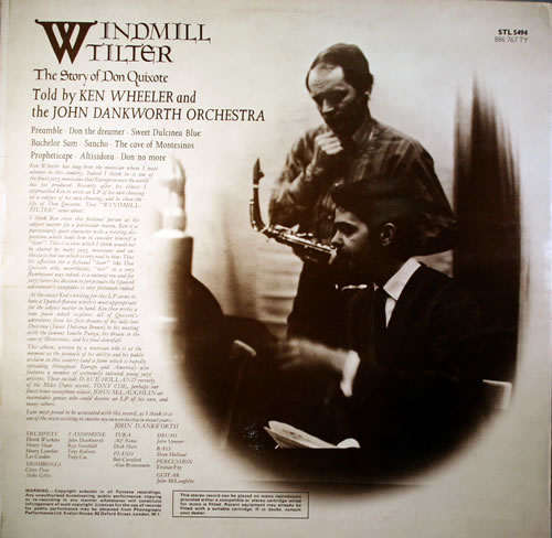 Kenny Wheeler Windmill Tilter vinyl LP album (LP record) UK KWLLPWI564968