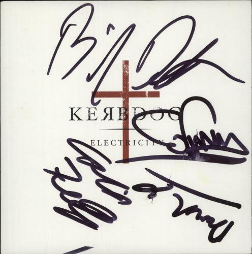 Kerbdog Electricity - Autographed + Ticket 7" vinyl single (7 inch record / 45) UK KBG07EL872975