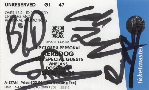 Kerbdog Electricity - Autographed + Ticket 7" vinyl single (7 inch record / 45) UK KBG07EL872975