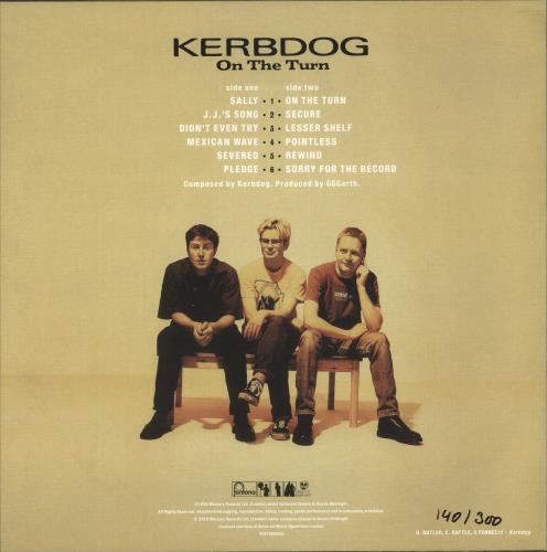 Kerbdog On The Turn - Clear Vinyl vinyl LP album (LP record) UK KBGLPON871473