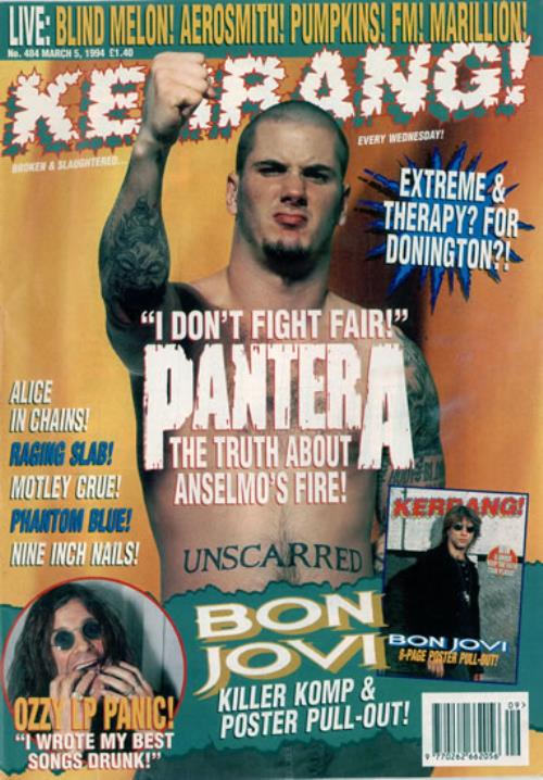 Kerrang! Magazine Kerrang! Magazine Mar 94 UK magazine (483032) 484