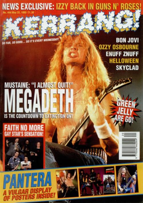 Kerrang! Magazine Kerrang! Magazine May 93 UK magazine (481447) 444