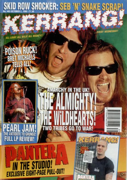 Kerrang! Magazine Kerrang! Magazine Oct 93 UK magazine (479966) 463