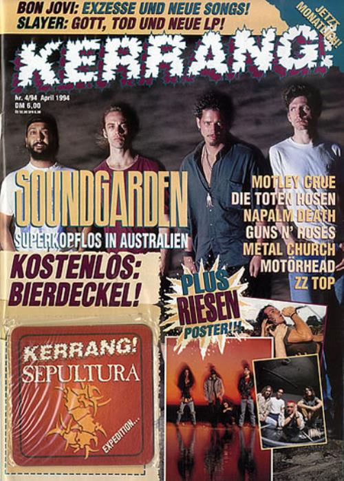 Kerrang! Magazine Kerrang! Magazine - Apr 94 magazine German K-ZMAKE482824