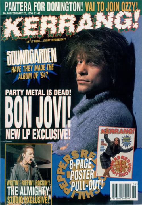Kerrang! Magazine Kerrang! Magazine - Feb 94 magazine UK K-ZMAKE483035