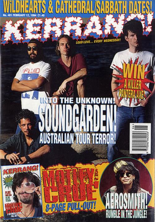 Kerrang! Magazine Kerrang! Magazine - Feb 94 magazine UK K-ZMAKE483710