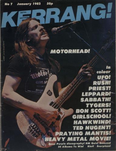 Kerrang! Magazine Kerrang! Magazine - Jan 82 magazine UK K-ZMAKE653641