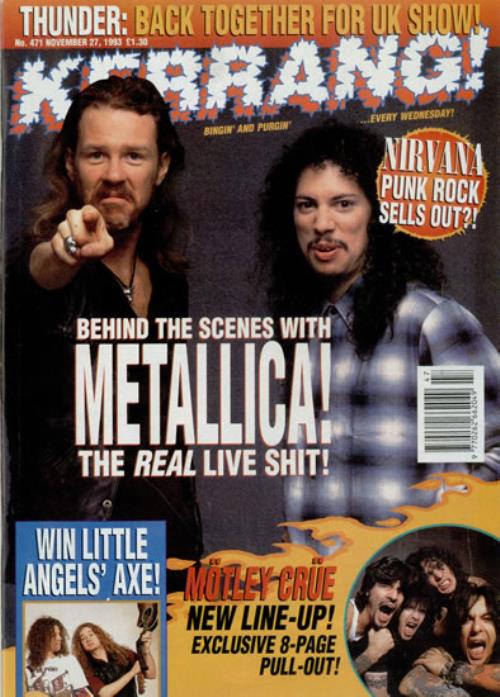 Kerrang! Magazine Kerrang! Magazine - Nov 93 magazine UK K-ZMAKE479979