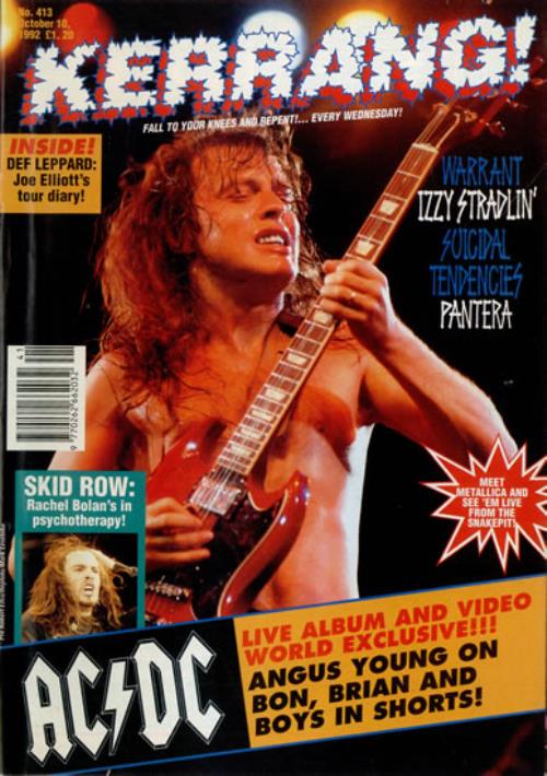 Kerrang! Magazine Kerrang! Magazine - Oct 92 magazine UK K-ZMAKE483065