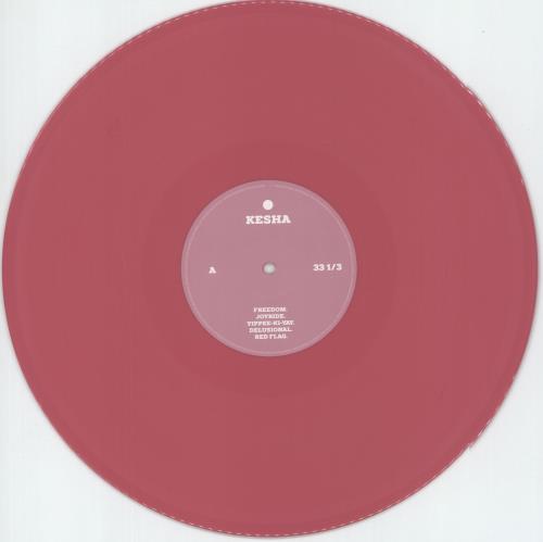 Kesha . [Period] - Kink Hot Pink Vinyl vinyl LP album (LP record) UK K$HLPPE881617