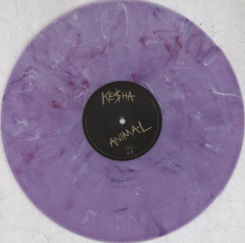 Kesha Animal: Expanded Edition - Purple Marble Vinyl 2-LP vinyl record set (Double LP Album) US K$H2LAN824072