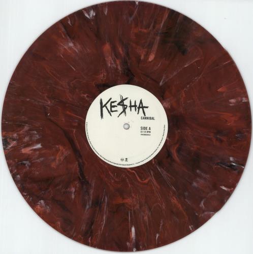 Kesha Cannibal - Marbled Cannibal Red Vinyl vinyl LP album (LP record) US K$HLPCA881624