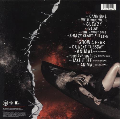 Kesha Cannibal - Marbled Cannibal Red Vinyl vinyl LP album (LP record) US K$HLPCA881624