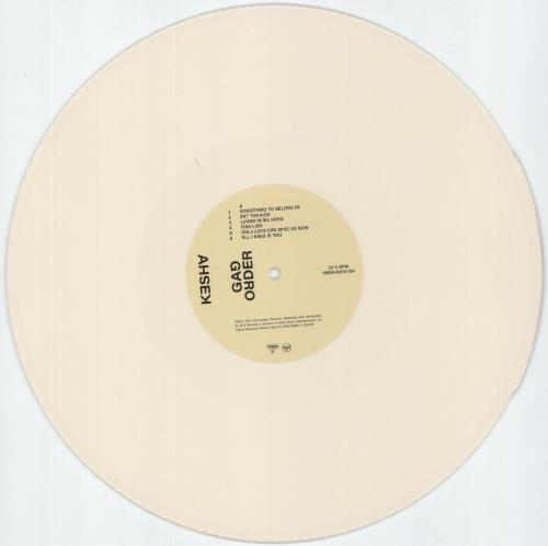 Kesha Gag Order - Bone White Vinyl vinyl LP album (LP record) UK K$HLPGA882096
