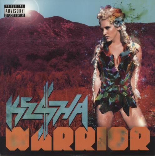 Kesha Warrior - Hot Neon Green Vinyl 2-LP vinyl record set (Double LP Album) US K$H2LWA873995