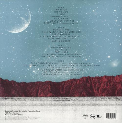 Kesha Warrior - Hot Neon Green Vinyl 2-LP vinyl record set (Double LP Album) US K$H2LWA873995