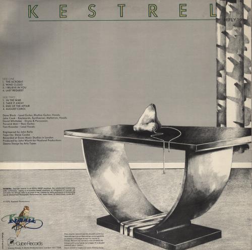 Kestrel Kestrel vinyl LP album (LP record) UK 57-LPKE813292