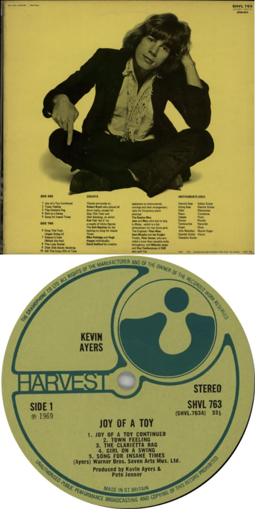 Kevin Ayers Joy Of A Toy - 1st vinyl LP album (LP record) UK AYRLPJO342652