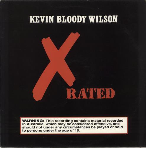 Kevin Bloody Wilson X Rated vinyl LP album (LP record) French KBWLPXR714763