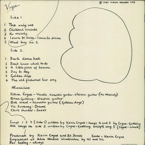 Kevin Coyne Bursting Bubbles + lyric poster vinyl LP album (LP record) UK KVCLPBU373922