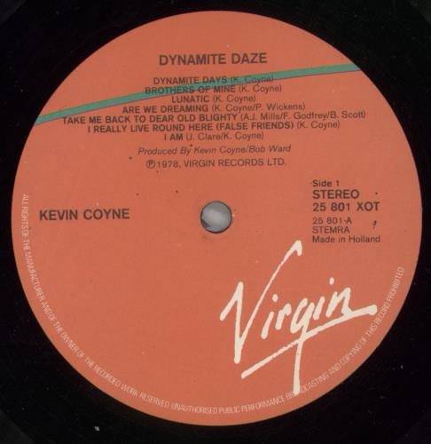 Kevin Coyne Dynamite Daze vinyl LP album (LP record) Dutch KVCLPDY879278