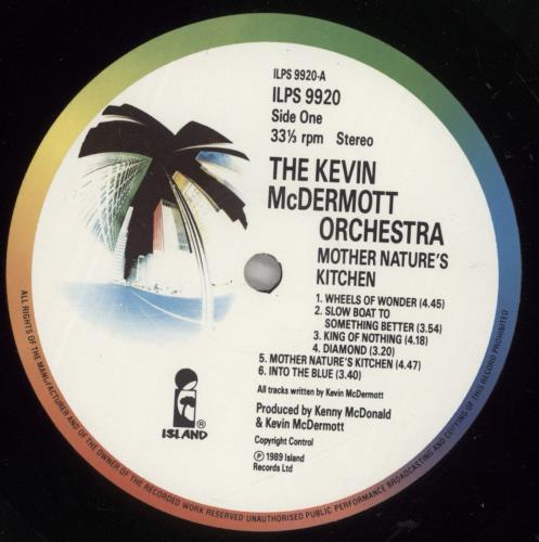 Kevin McDermott Mother Nature's Kitchen vinyl LP album (LP record) UK KB0LPMO879411