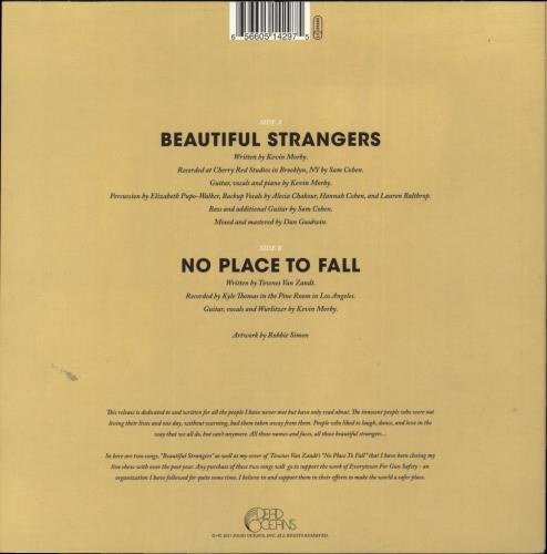 Kevin Morby Beautiful Strangers / No Place To Fall 7" vinyl single (7 inch record / 45) US 4E407BE866297