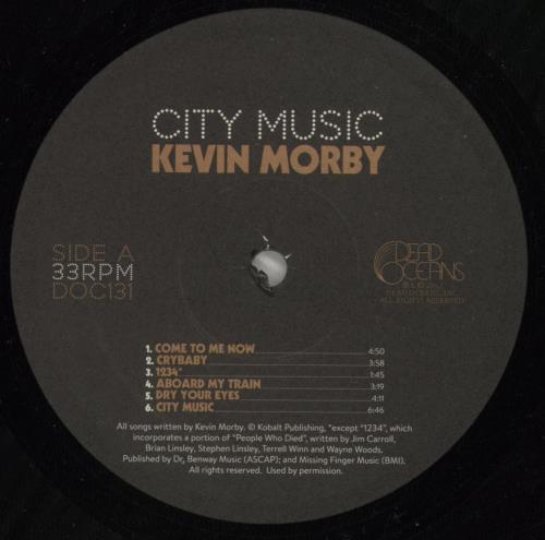 Kevin Morby City Music - Autographed vinyl LP album (LP record) US 4E4LPCI873909