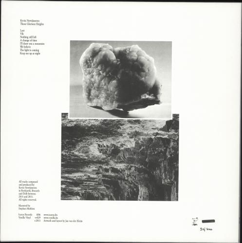 Kevin Verwijmeren Those Glorious Heights - Green Vinyl + Numbered vinyl LP album (LP record) Belgian 0V3LPTH736852