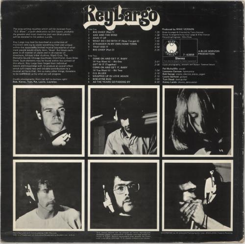 Key Largo Key Largo vinyl LP album (LP record) UK KYGLPKE453788