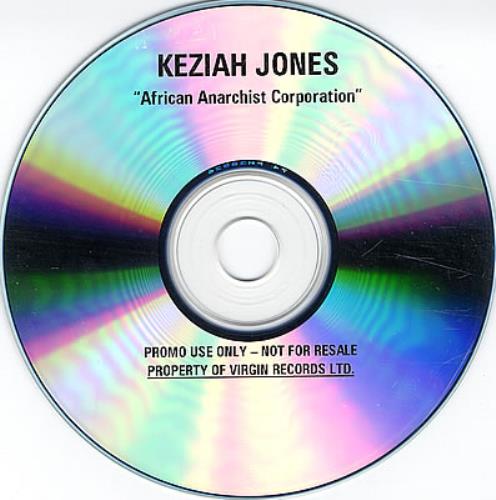 Keziah Jones African Anarchist Corporation CD-R acetate UK KZJCRAF373253