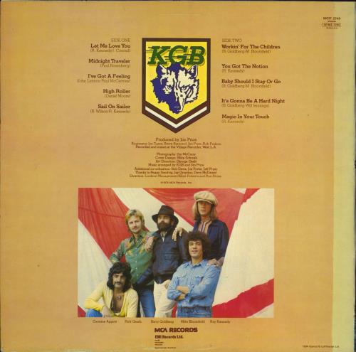 KGB KGB vinyl LP album (LP record) UK KGBLPKG772913