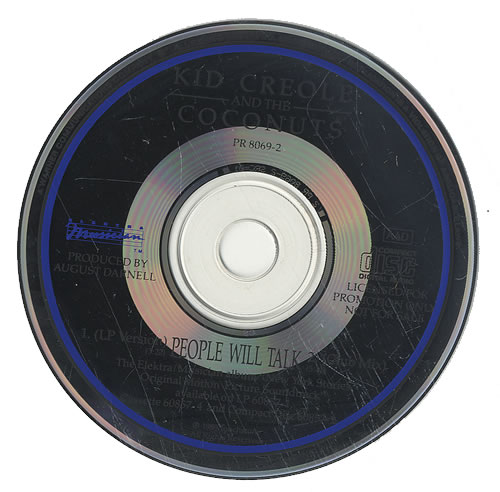 Kid Creole & The Coconuts People Will Talk CD single (CD5 / 5") US KDCC5PE169981