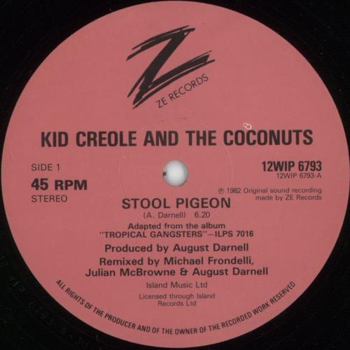 Kid Creole & The Coconuts Stool Pigeon - Shrink 12" vinyl single (12 inch record / Maxi-single) UK KDC12ST880851
