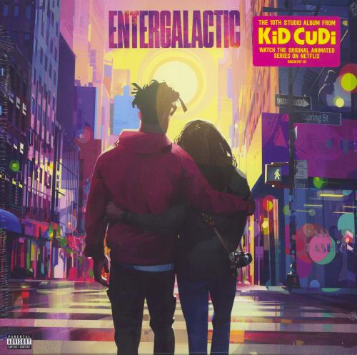 Kid Cudi Entergalactic - Yellow Vinyl - Sealed vinyl LP album (LP record) US 4PGLPEN809412