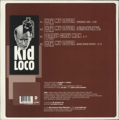 Kid Loco She's My Lover 12" vinyl single (12 inch record / Maxi-single) UK KLC12SH725130