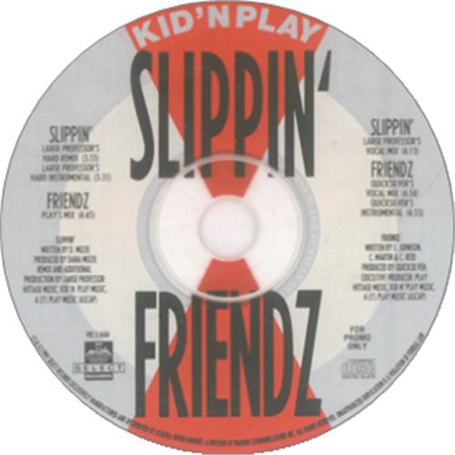 Kid 'n Play Slippin' /Friendz CD single (CD5 / 5") US KNPC5SL425220