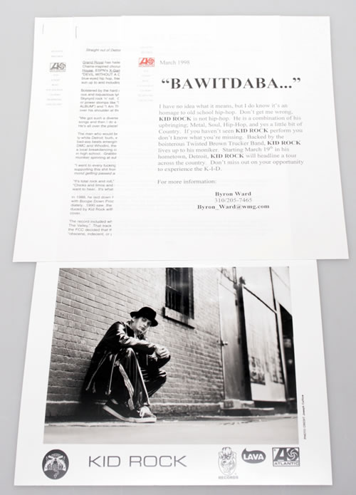Kid Rock Devil Without A Cause media press pack US KDRPPDE167310