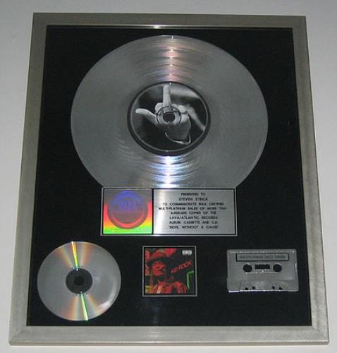 Kid Rock Devil Without A Cause award disc US KDRAWDE358691