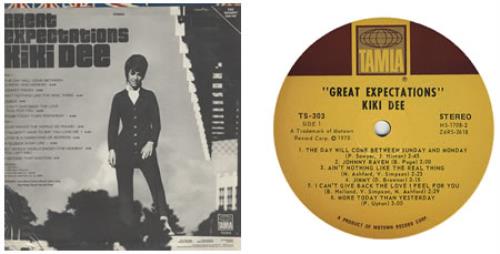Kiki Dee Great Expectations vinyl LP album (LP record) US KDELPGR381087