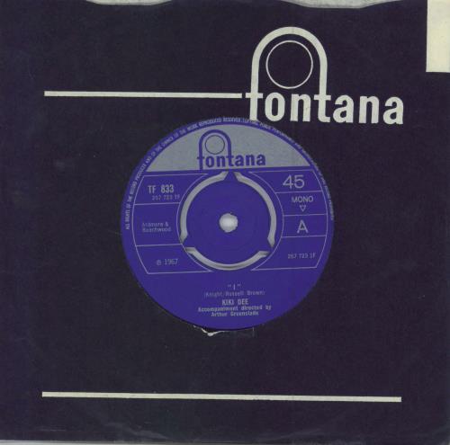Kiki Dee I 7" vinyl single (7 inch record / 45) UK KDE07I784570
